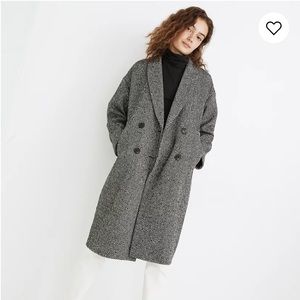 Madewell Herringbone Woodhull Coat